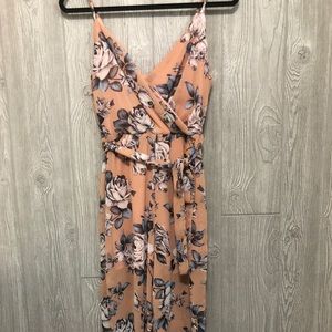 Floral Capri Length Romper